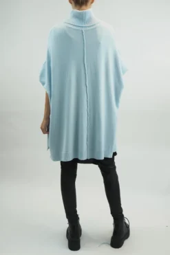 Made In Italy Conrad Classic Blanket Knit Top Ice Blue 9 Made In Italy Conrad Classic Blanket Knit Top Ice Blue -VogueCurve Store made in italy conrad classic blanket knit ice blue 3.jpg