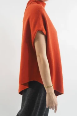 Made In Italy Conrad Tilt Knit Top Ginger -VogueCurve Store made in italy conrad tilt knit top ginger 2.jpg