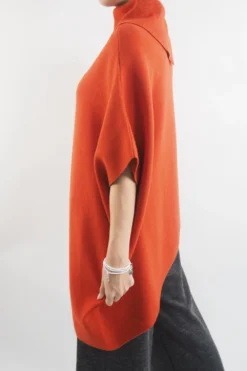 Made In Italy Conrad Tilt Knit Top Ginger -VogueCurve Store made in italy conrad tilt knit top ginger 4.jpg