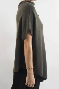 Made In Italy Conrad Tilt Knit Top Khaki -VogueCurve Store made in italy conrad tilt knit top khaki 4.jpg