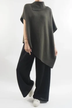 Made In Italy Conrad Tilt Knit Top Khaki -VogueCurve Store made in italy conrad tilt knit top khaki 5.jpg