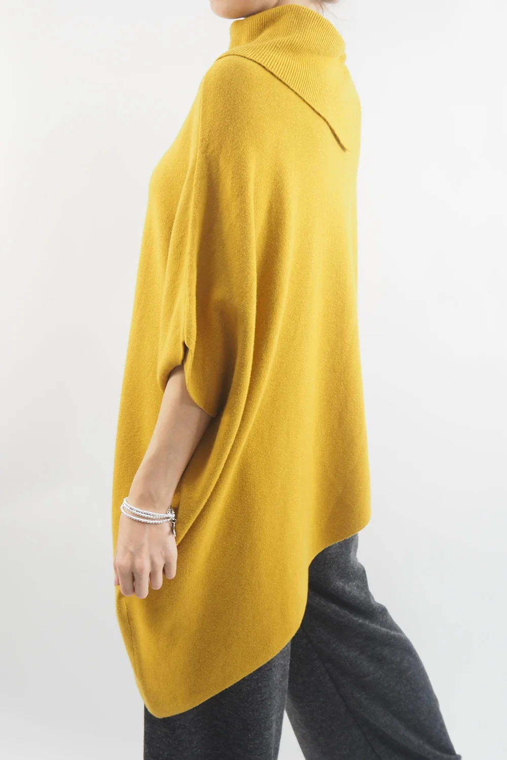 Made In Italy Conrad Tilt Knit Top Ochre 6 Made In Italy Conrad Tilt Knit Top Ochre - Image 4