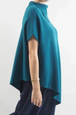 Made In Italy Conrad Tilt Knit Top Prussian 8 Made In Italy Conrad Tilt Knit Top Prussian -VogueCurve Store made in italy conrad tilt knit top prussian 2.jpg