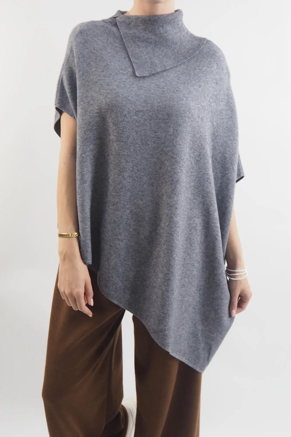 Made In Italy Conrad Tilt Knit Top Slate 3 Made In Italy Conrad Tilt Knit Top Slate