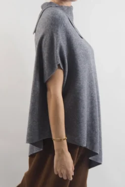 Made In Italy Conrad Tilt Knit Top Slate 7 Made In Italy Conrad Tilt Knit Top Slate -VogueCurve Store made in italy conrad tilt knit top slate 2.jpg