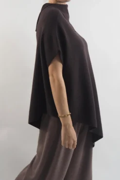 Made In Italy Conrad Tilt Knit Top Umber -VogueCurve Store made in italy conrad tilt knit top umber 2.jpg