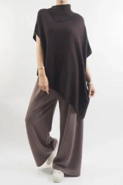 Made In Italy Conrad Tilt Knit Top Umber -VogueCurve Store made in italy conrad tilt knit top umber 5.jpg