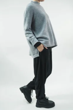 VogueCurve Store -VogueCurve Store made in italy conrad turtle ribby knit grey marl02.jpg