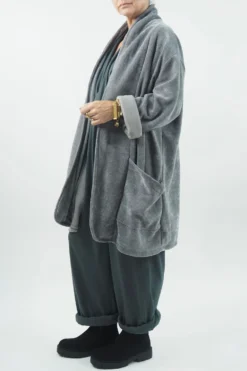 Made In Italy Dusk Longline Relaxed Blazer Storm -VogueCurve Store made in italy dusk longline relaxed blazer storm02.jpg