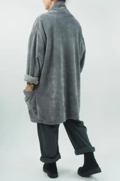 Made In Italy Dusk Longline Relaxed Blazer Storm -VogueCurve Store made in italy dusk longline relaxed blazer storm03.jpg