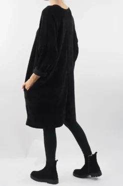 Made In Italy Dusk Sac Tunic Black * 11 Made In Italy Dusk Sac Tunic Black * -VogueCurve Store made in italy dusk sac tunic black 3.jpg
