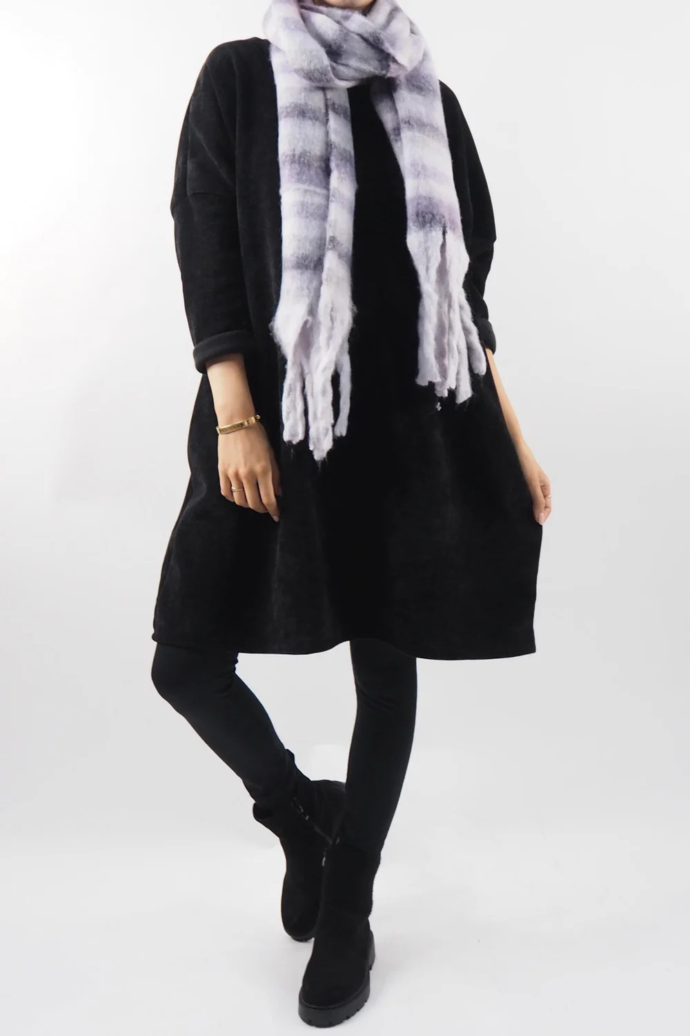 Made In Italy Dusk Sac Tunic Black * 8 Made In Italy Dusk Sac Tunic Black * - Image 6