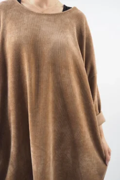 Made In Italy Dusk Sac Tunic Camel 12 Made In Italy Dusk Sac Tunic Camel -VogueCurve Store made in italy dusk sac tunic camel 5.jpg