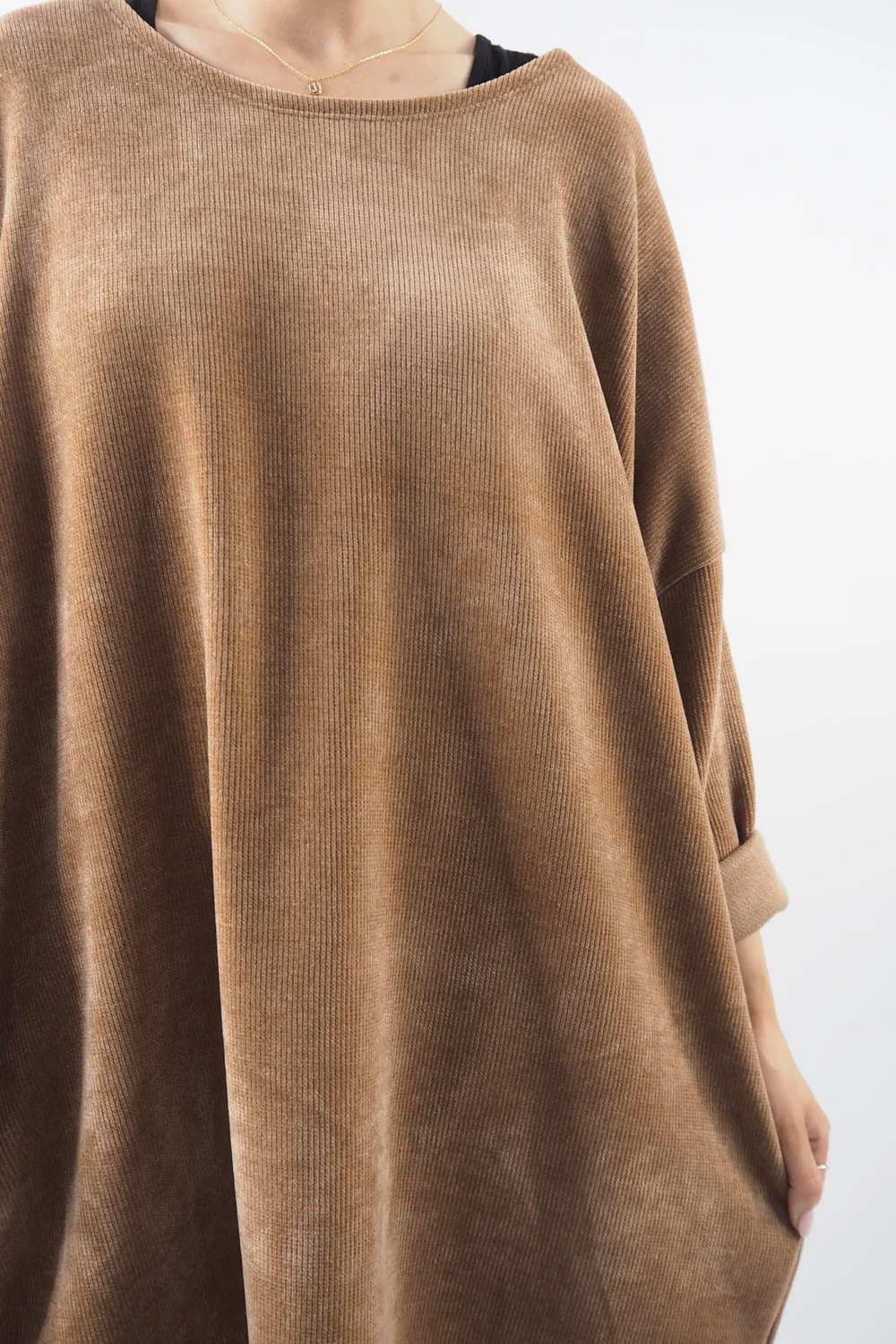 Made In Italy Dusk Sac Tunic Camel 7 Made In Italy Dusk Sac Tunic Camel - Image 5