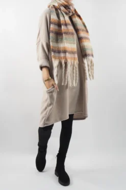 Made In Italy Dusk Sac Tunic Stone * -VogueCurve Store made in italy dusk sac tunic stone 6.jpg