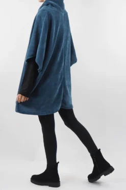 Made In Italy Dusk Slouch Throw Over Top Airforce -VogueCurve Store made in italy dusk slouch throw over top airforce 3.jpg