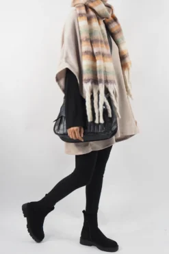 Made In Italy Dusk Slouch Throw Over Top Stone * 8 Made In Italy Dusk Slouch Throw Over Top Stone * -VogueCurve Store made in italy dusk slouch throw over top stone 4.jpg