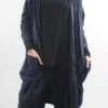 Made In Italy Edit Sloppy Jo Cocoon Cardigan Ink -VogueCurve Store made in italy edit sloppy jo cocoon cardigan ink 001.jpg