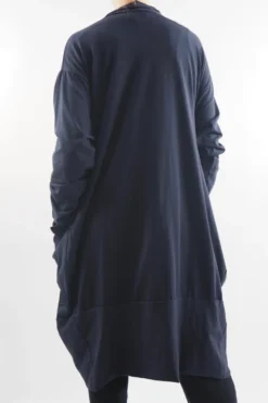 Made In Italy Edit Sloppy Jo Cocoon Cardigan Ink 8 Made In Italy Edit Sloppy Jo Cocoon Cardigan Ink -VogueCurve Store made in italy edit sloppy jo cocoon cardigan ink 003.jpg