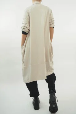 Made In Italy Edit Sloppy Jo Cocoon Cardigan Stone 7 Made In Italy Edit Sloppy Jo Cocoon Cardigan Stone -VogueCurve Store made in italy edit sloppy jo cocoon cardigan stone03.jpg