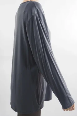 Made In Italy Fine Jersey Long Sleeve Top Graphite Grey -VogueCurve Store made in italy fine jersey long sleeve top graphite202.jpg