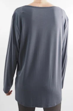 Made In Italy Fine Jersey Long Sleeve Top Graphite Grey -VogueCurve Store made in italy fine jersey long sleeve top graphite203.jpg