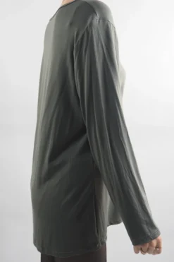 VogueCurve Store -VogueCurve Store made in italy fine jersey long sleeve top khaki202.jpg