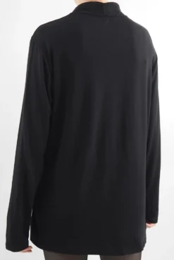 Made In Italy Fine Jersey Polo Neck Top Black -VogueCurve Store made in italy fine jersey polo neck top black113.jpg