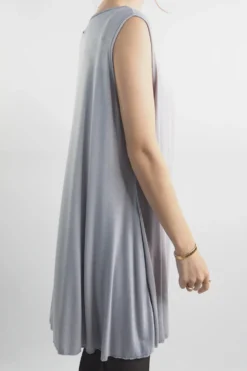 Made In Italy Fine Jersey Swing Vest Dove -VogueCurve Store made in italy fine jersey swing vest dove202.jpg