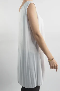 Made In Italy Fine Jersey Swing Vest White -VogueCurve Store made in italy fine jersey swing vest white202.jpg