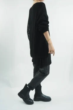 Made In Italy Fisherman Star Knit Black 8 Made In Italy Fisherman Star Knit Black -VogueCurve Store made in italy fisherman star knit black02.jpg