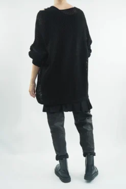 Made In Italy Fisherman Star Knit Black 9 Made In Italy Fisherman Star Knit Black -VogueCurve Store made in italy fisherman star knit black03.jpg