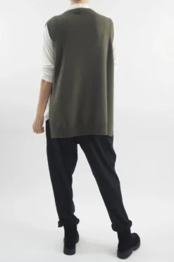 Made In Italy Halo Knit Tank Top Bonsai 9 Made In Italy Halo Knit Tank Top Bonsai -VogueCurve Store made in italy halo knit tank bonsai 4.jpg