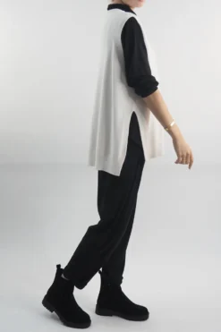 Made In Italy Halo Knit Tank Top Ecru 8 Made In Italy Halo Knit Tank Top Ecru -VogueCurve Store made in italy halo knit tank ecru 3.jpg