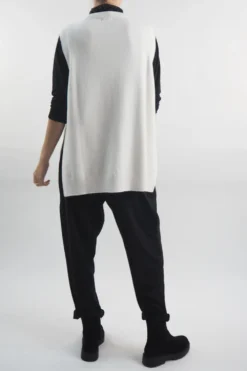 Made In Italy Halo Knit Tank Top Ecru 9 Made In Italy Halo Knit Tank Top Ecru -VogueCurve Store made in italy halo knit tank ecru 4.jpg