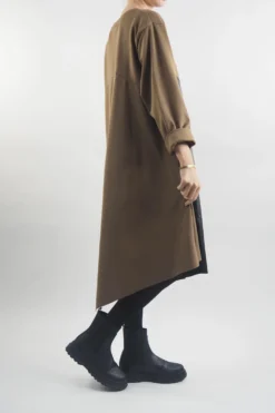 Made In Italy Hope Asymmetric Panel Dress Camel -VogueCurve Store made in italy hope asymmetric panel dress camel 7.jpg