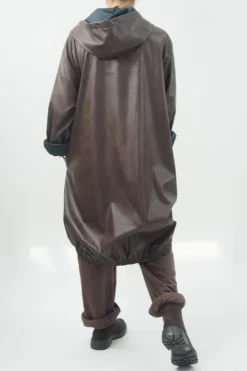 Made In Italy Hope Leather Look Parker Bitter Chocolate -VogueCurve Store made in italy hope leather look parker bitter chocolate3.jpg