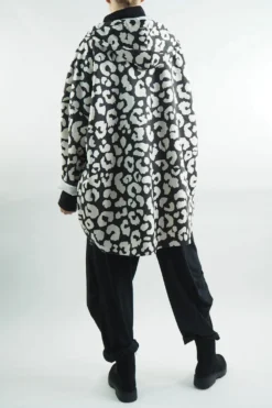 Made In Italy Hope Moleskin Touch Leopard Cocoon Jacket Mono -VogueCurve Store made in italy hope moleskin touch leopard cocoon jacket mono03.jpg