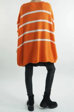 Made In Italy Hush Breton Grunge Knit Top Marmalade 8 Made In Italy Hush Breton Grunge Knit Top Marmalade -VogueCurve Store made in italy hush breton grunge knit marmalade203.jpg