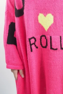 Made In Italy Hush Rock N Roll Knit Top Pink -VogueCurve Store made in italy hush rock n roll knit top pink06.jpg