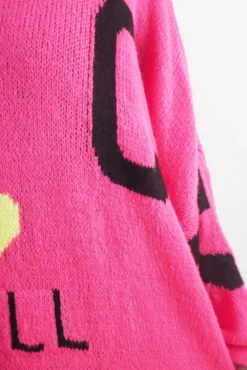 Made In Italy Hush Rock N Roll Knit Top Pink -VogueCurve Store made in italy hush rock n roll knit top pink07.jpg