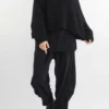 Made In Italy Hygge Boucle Knit Top Black -VogueCurve Store made in italy hygge boucle knit top black11.jpg