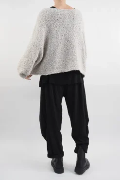 Made In Italy Hygge Boucle Knit Top Oatmeal -VogueCurve Store made in italy hygge boucle knit top oatmeal13.jpg