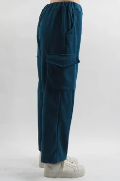 Made In Italy Jumbo Softie Stretch Cord Cargo Pant Prussian -VogueCurve Store made in italy jumbo softie stretch cord cargo pant prussian 3.jpg