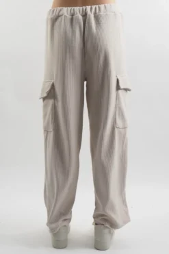 Made In Italy Jumbo Softie Stretch Cord Cargo Pant Stone 10 Made In Italy Jumbo Softie Stretch Cord Cargo Pant Stone -VogueCurve Store made in italy jumbo softie stretch cord cargo pant stone 4.jpg