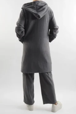 Made In Italy Jumbo Softie Stretch Cord Long Zip Jacket Storm -VogueCurve Store made in italy jumbo softie stretch cord long zip jacket storm 5.jpg