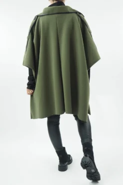 Made In Italy Kensington Cape Khaki -VogueCurve Store made in italy kensington cape khaki03.jpg