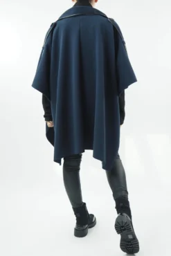 Made In Italy Kensington Cape Navy -VogueCurve Store made in italy kensington cape navy03.jpg