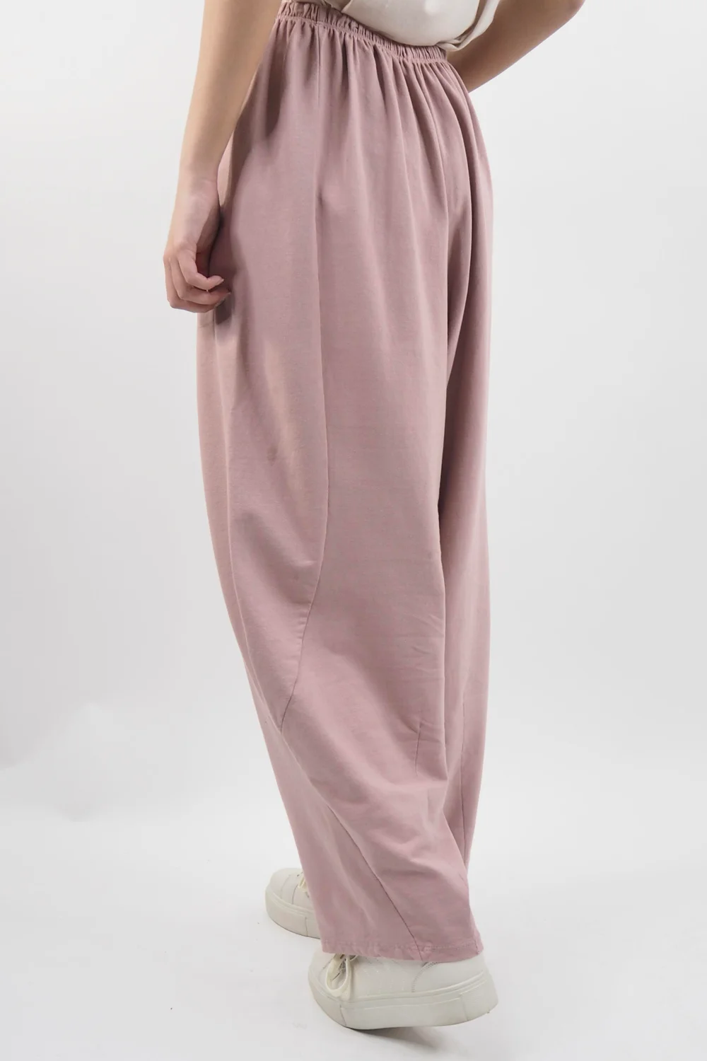 Made In Italy Lagenlook Classic Cocoon Pant Antique Rose 5 Made In Italy Lagenlook Classic Cocoon Pant Antique Rose - Image 3