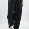 Made In Italy Lagenlook Classic Cocoon Pant Black